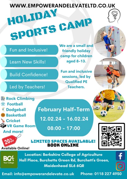 White Red Fun Soccer Camp Sport Event Flyer (2)