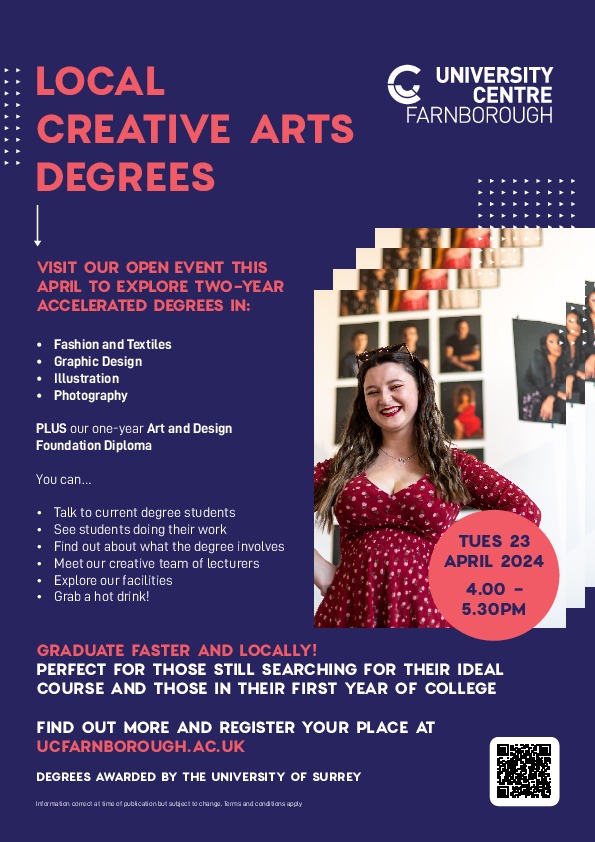 UCF Creative Arts Open Event Poster March 2024