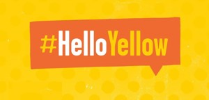 Hello yellow a3 poster 1
