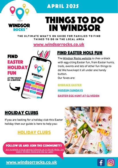 Windsor Rocks Easter Holidays Newsletter (1)