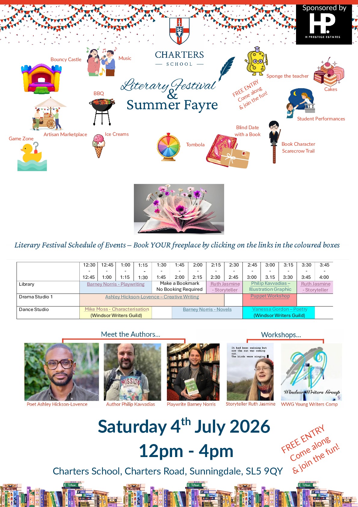 Literary Festival & Summer Fayre