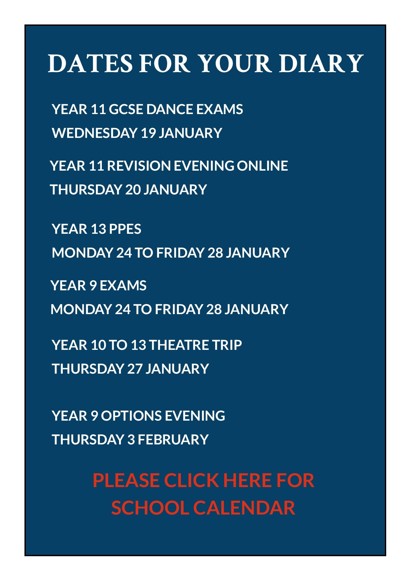 DATES FOR YOUR DIARY1